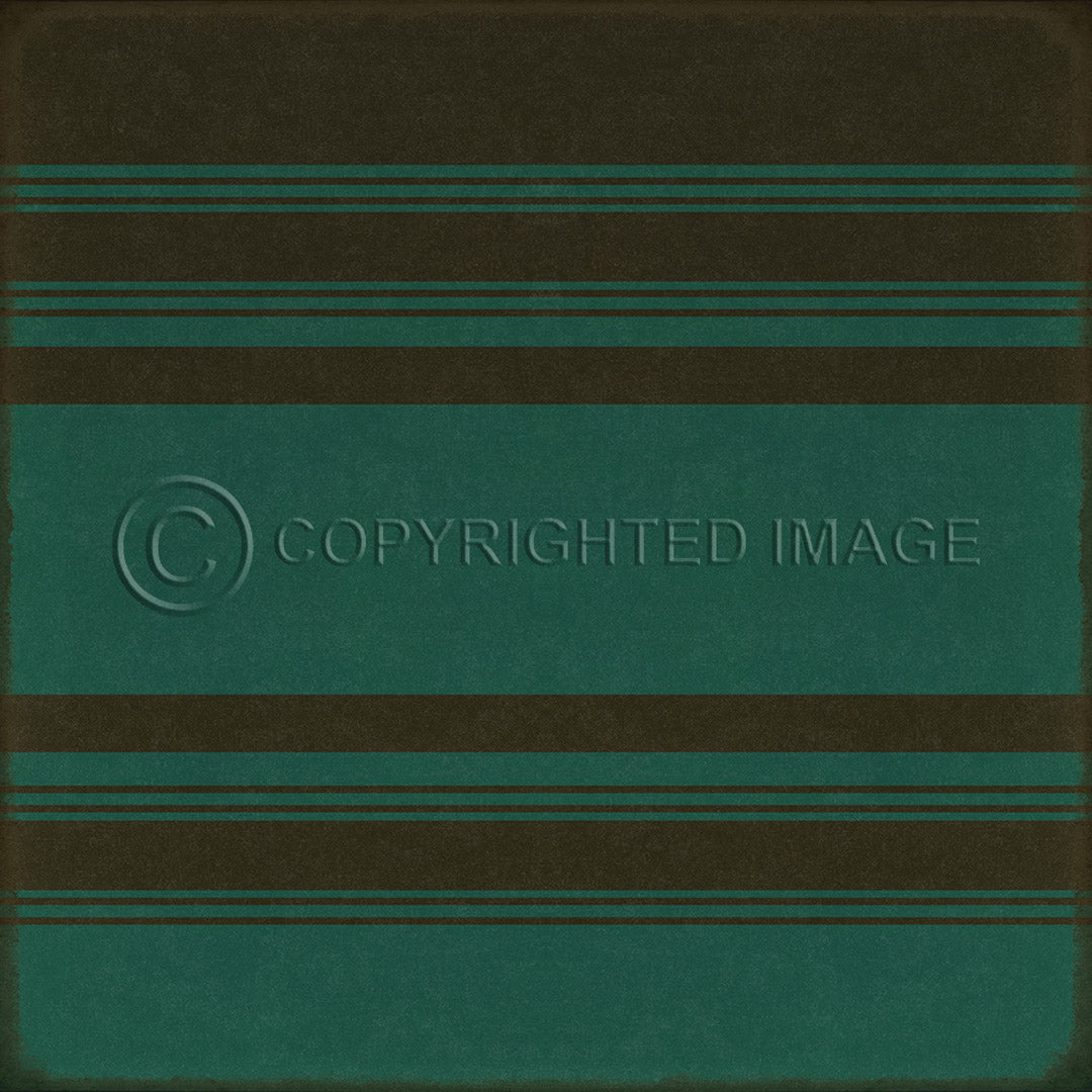 Pattern 50 Organic Stripes Black and Teal    72x72