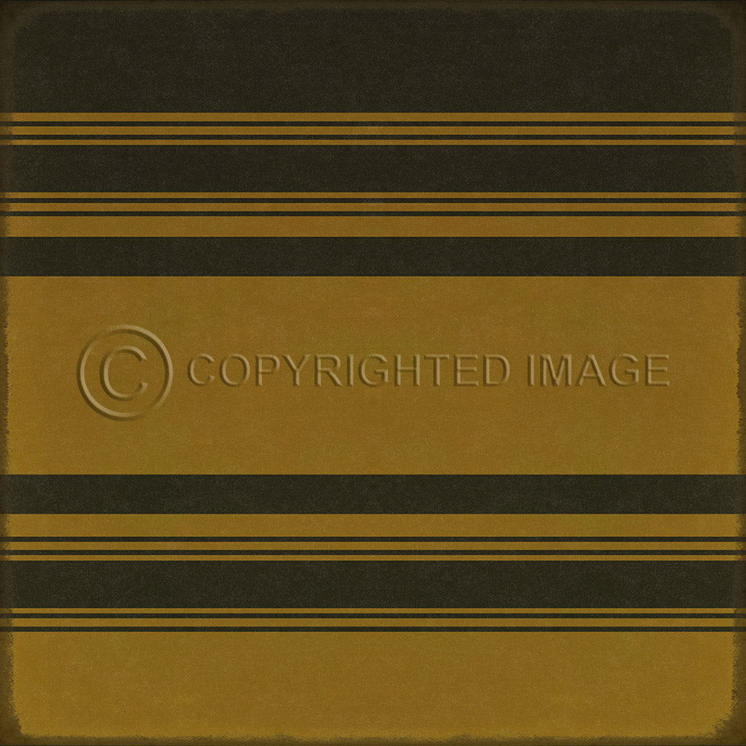 Pattern 50 Organic Stripes Black and Yellow    36x36