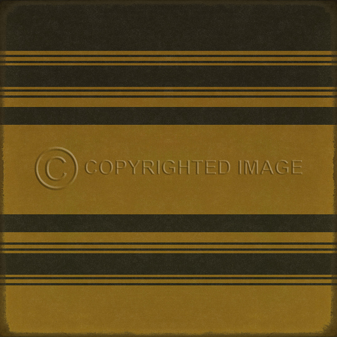 Pattern 50 Organic Stripes Black and Yellow    60x60