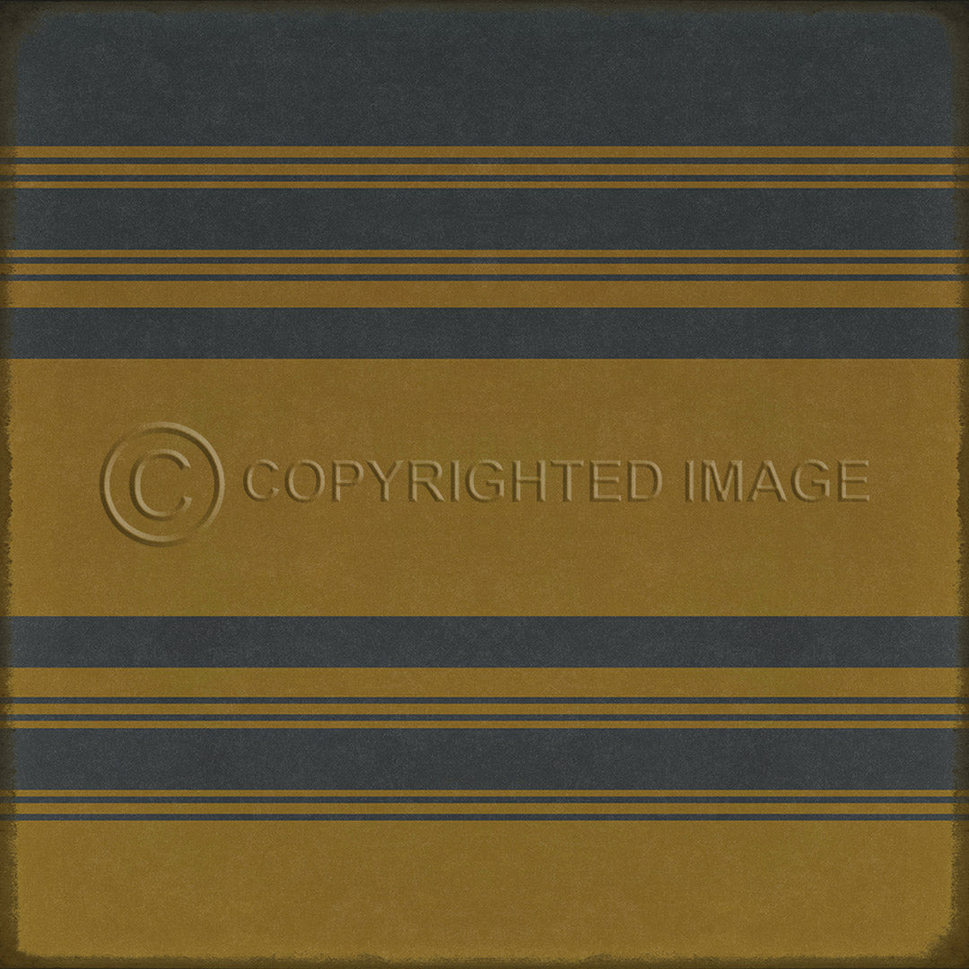 Pattern 50 Organic Stripes Blue and Yellow    60x60