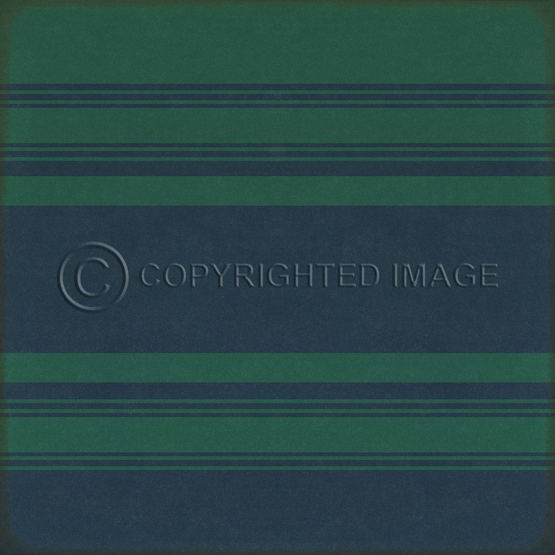 Pattern 50 Organic Stripes Teal and Blue    36x36