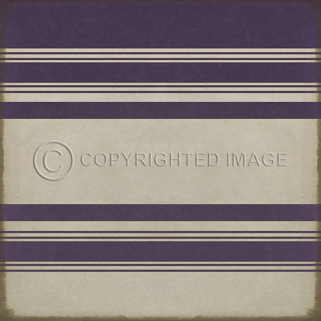 Pattern 50 Organic Stripes White and Purple    48x48
