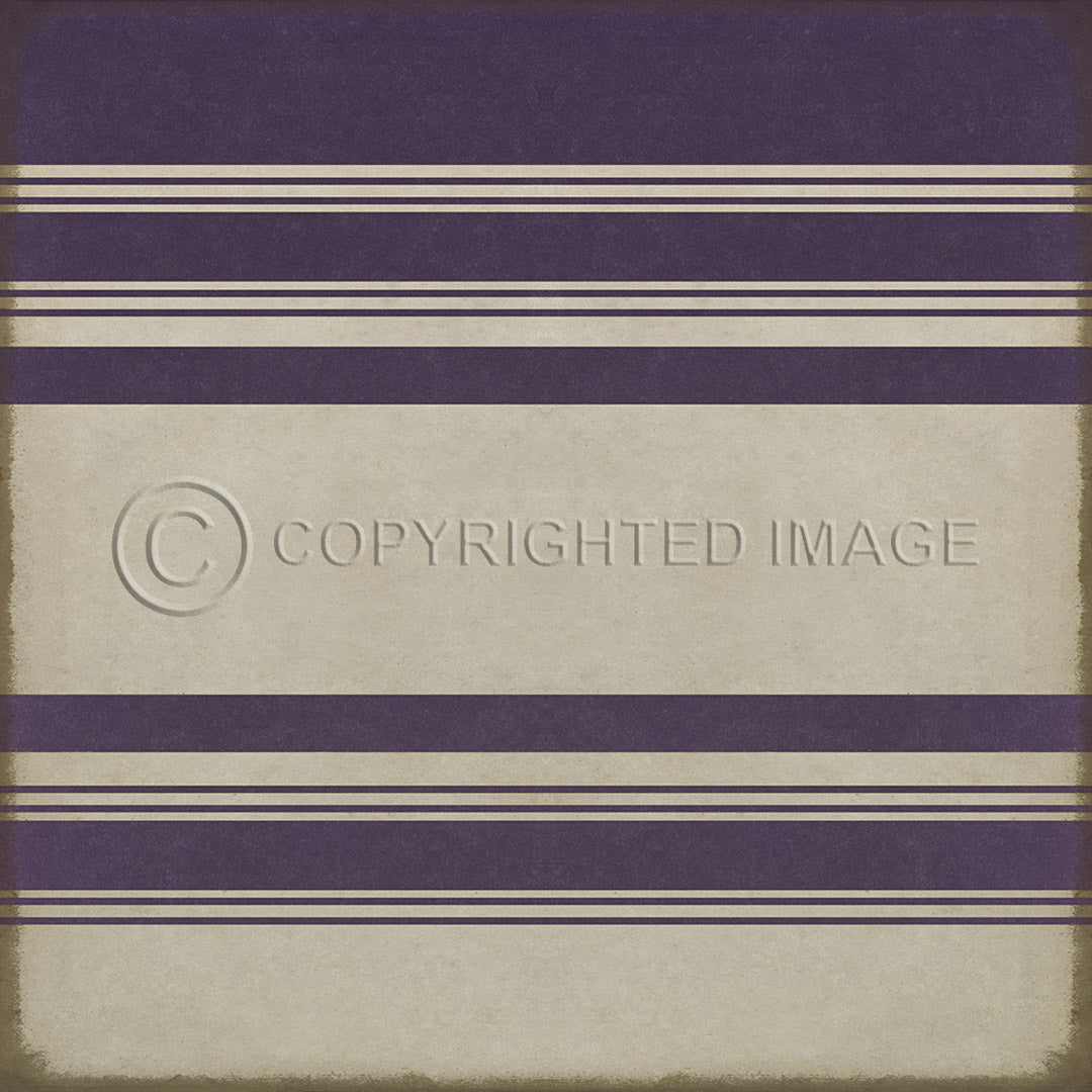 Pattern 50 Organic Stripes White and Purple    72x72