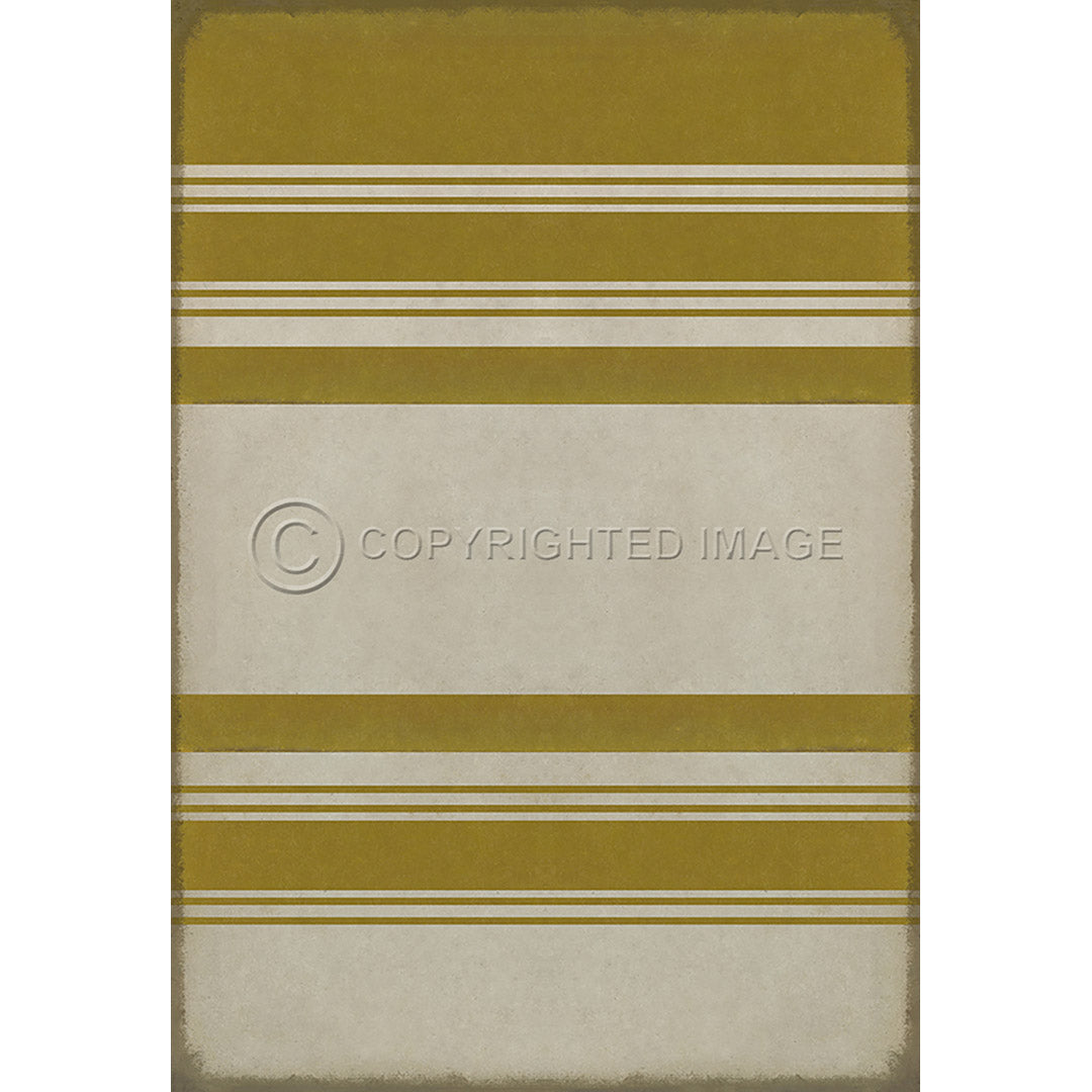 Pattern 50 Organic Stripes Yellow and White    96x140