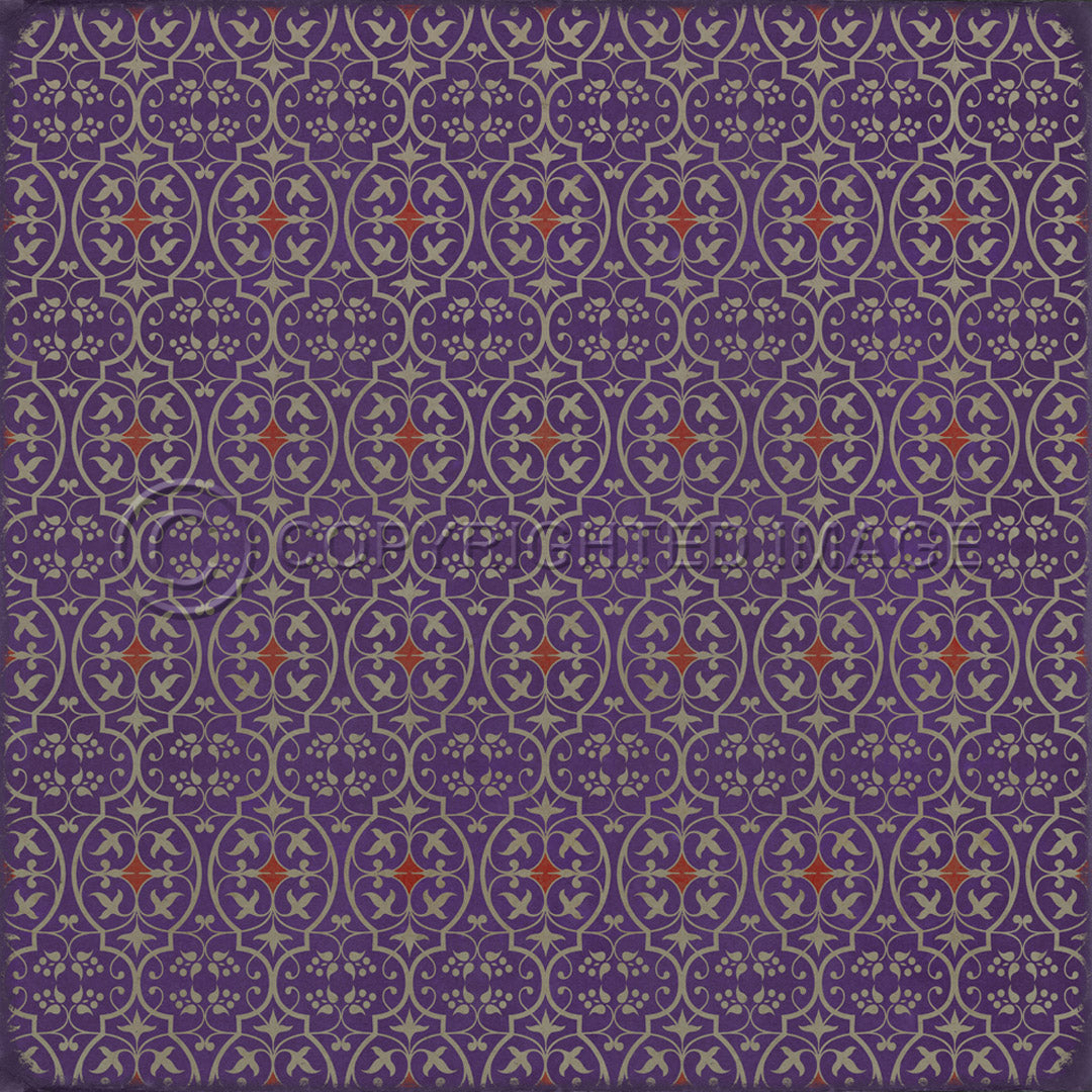 Pattern 51 I Shall Wear Purple     36x36