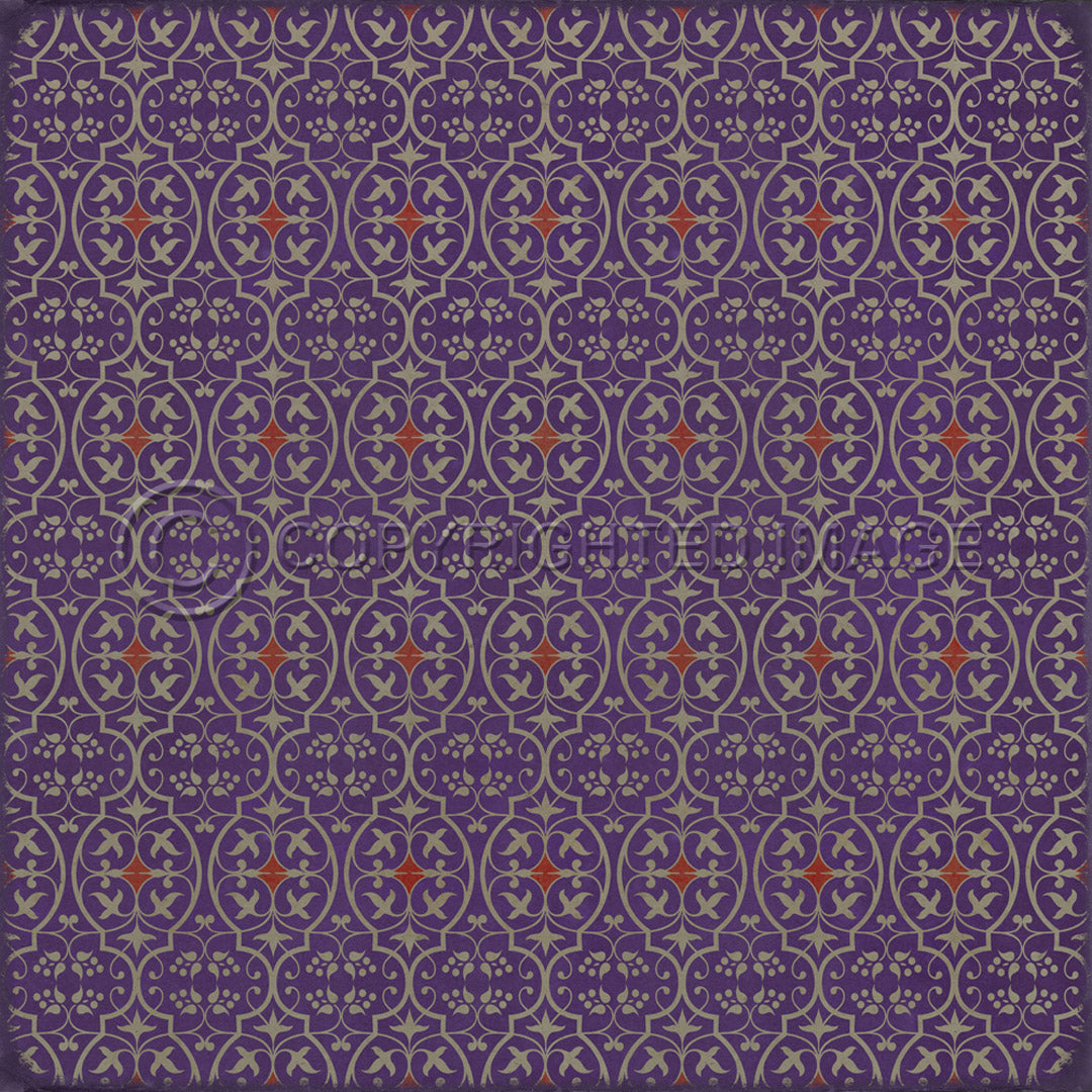 Pattern 51 I Shall Wear Purple     48x48