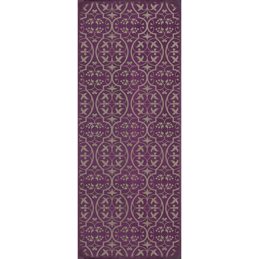 Pattern 51 Now that Lilacs are in bloom   36x90