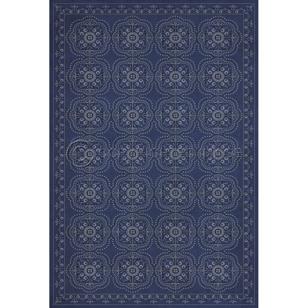 Pattern 28 Indigo Bandana       38x56