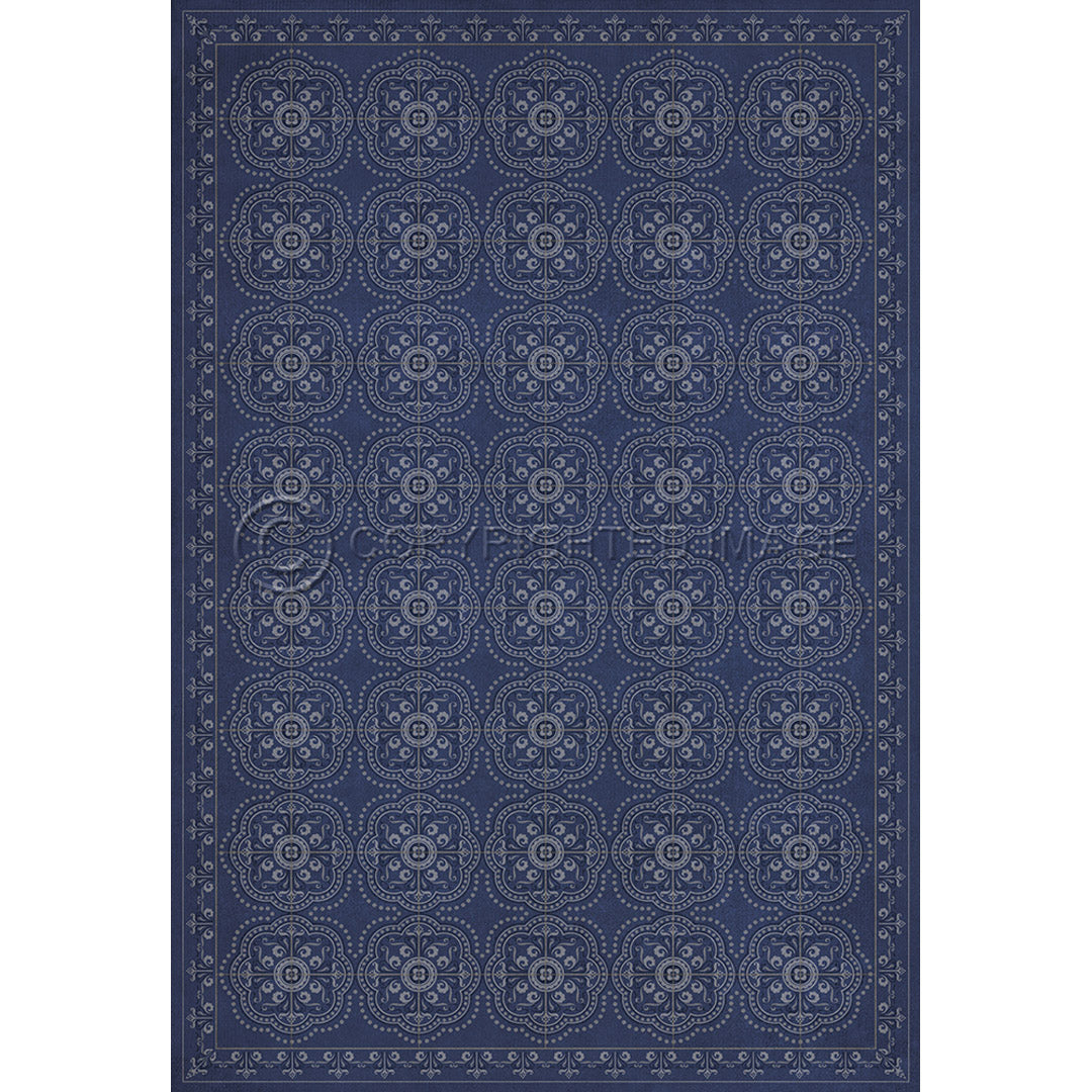 Pattern 28 Indigo Bandana       70x102