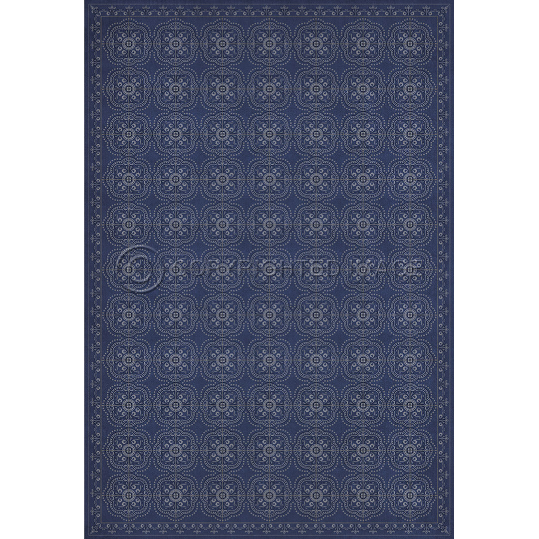 Pattern 28 Indigo Bandana       96x140