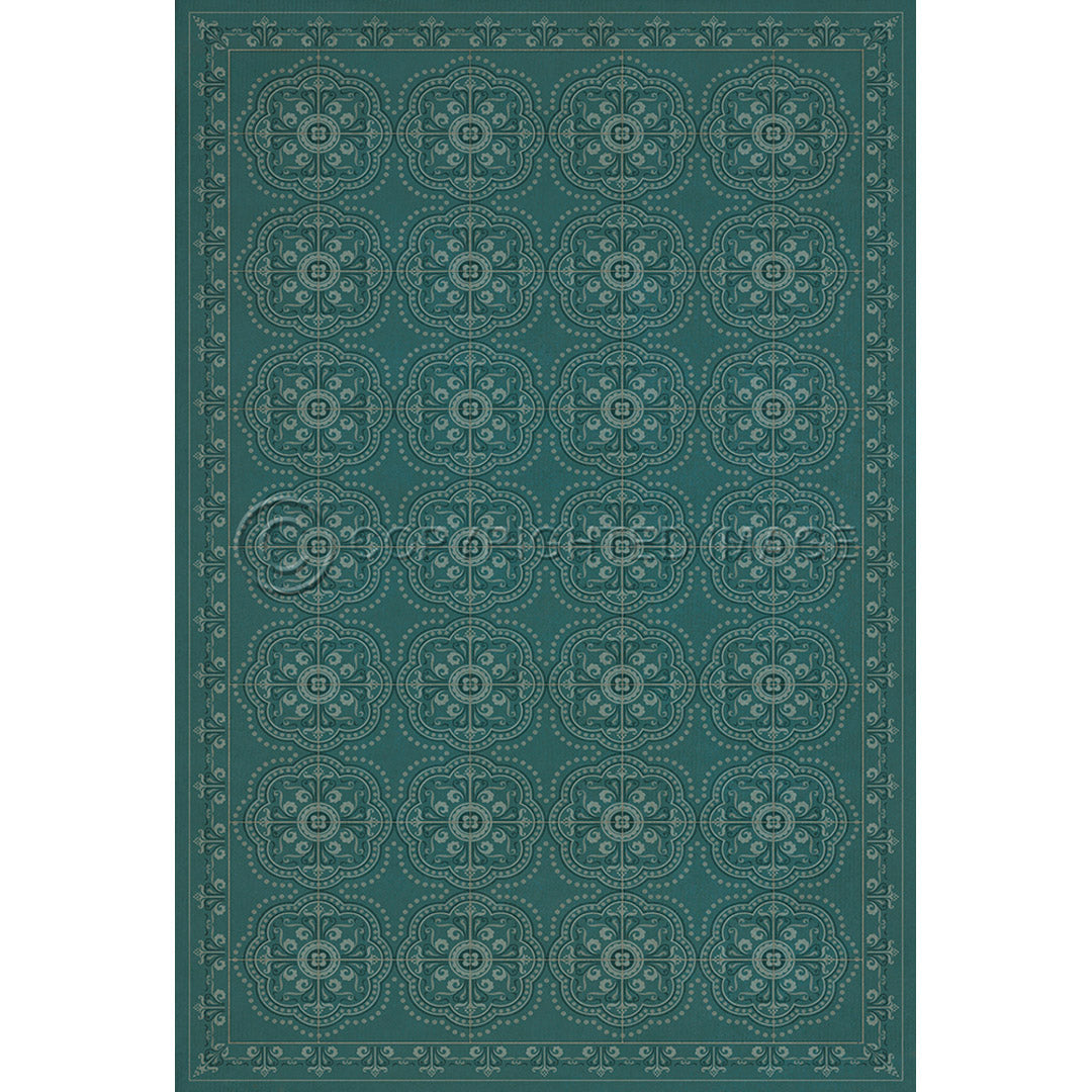 Pattern 28 Teal Bandana       38x56