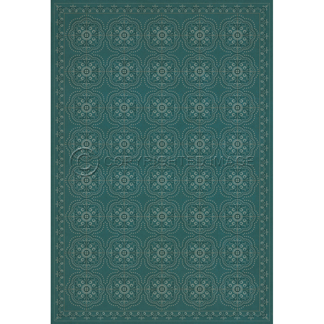 Pattern 28 Teal Bandana       70x102