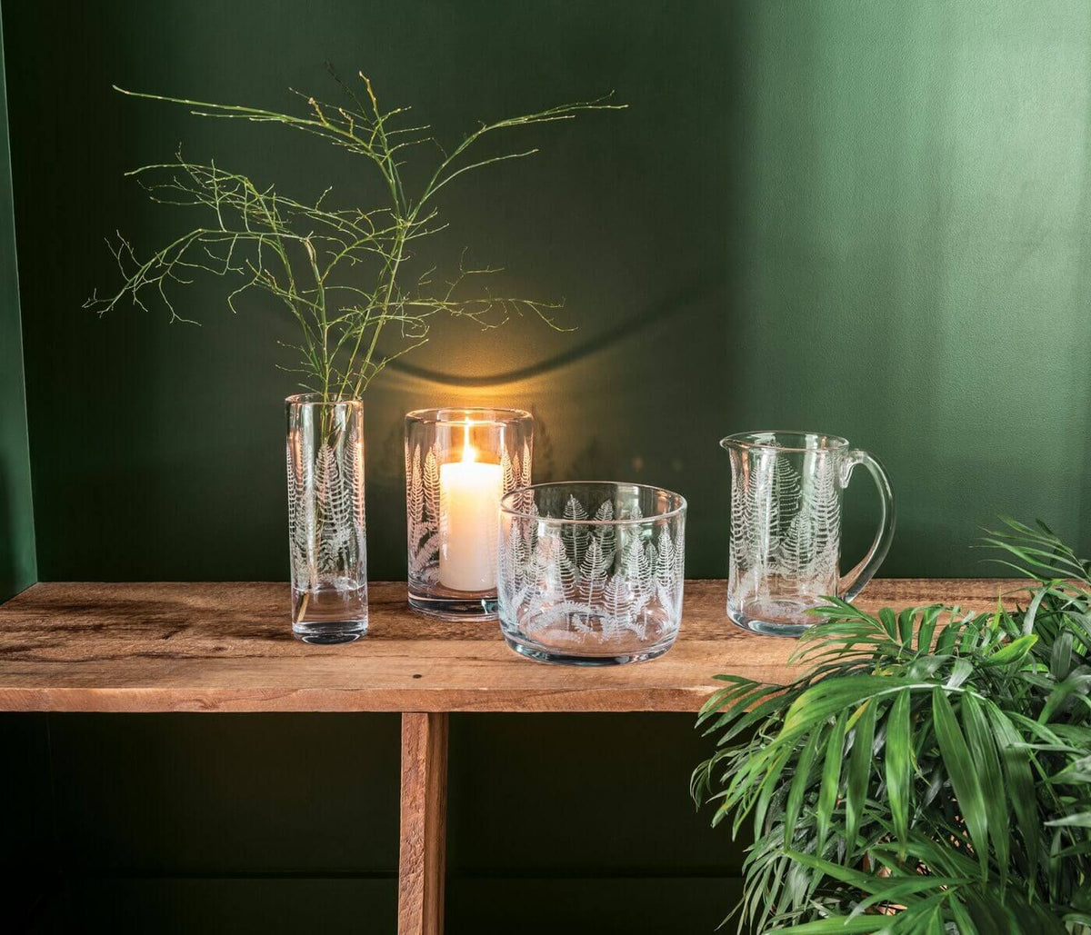 Engraved Fern Hurricane