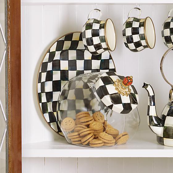 Courtly Check Enamel Charger/Plate