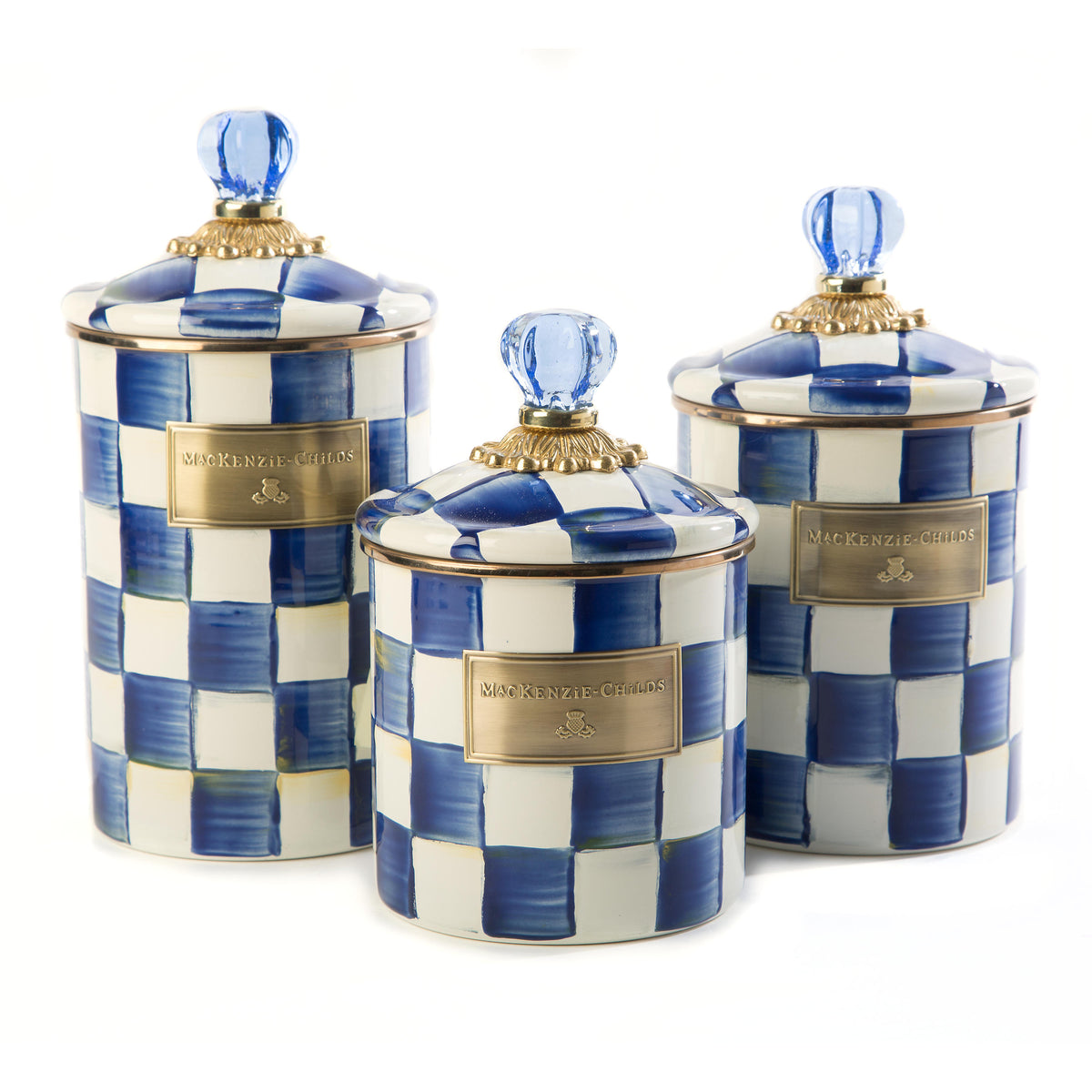 Royal Check Canister - Medium