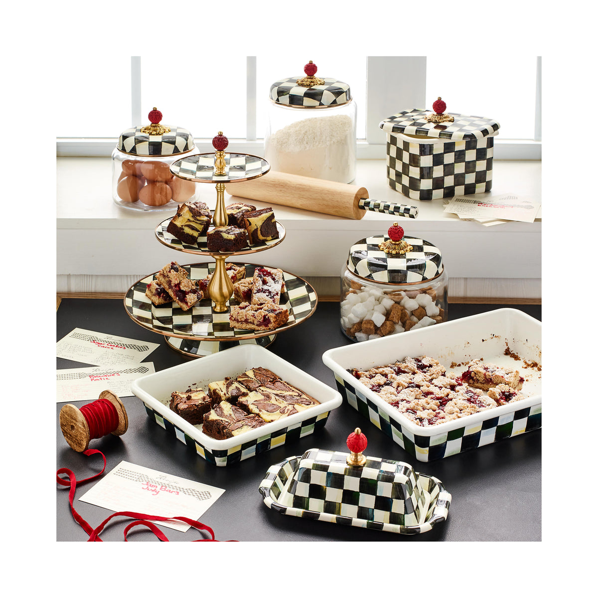 Courtly Check Kitchen Canister
