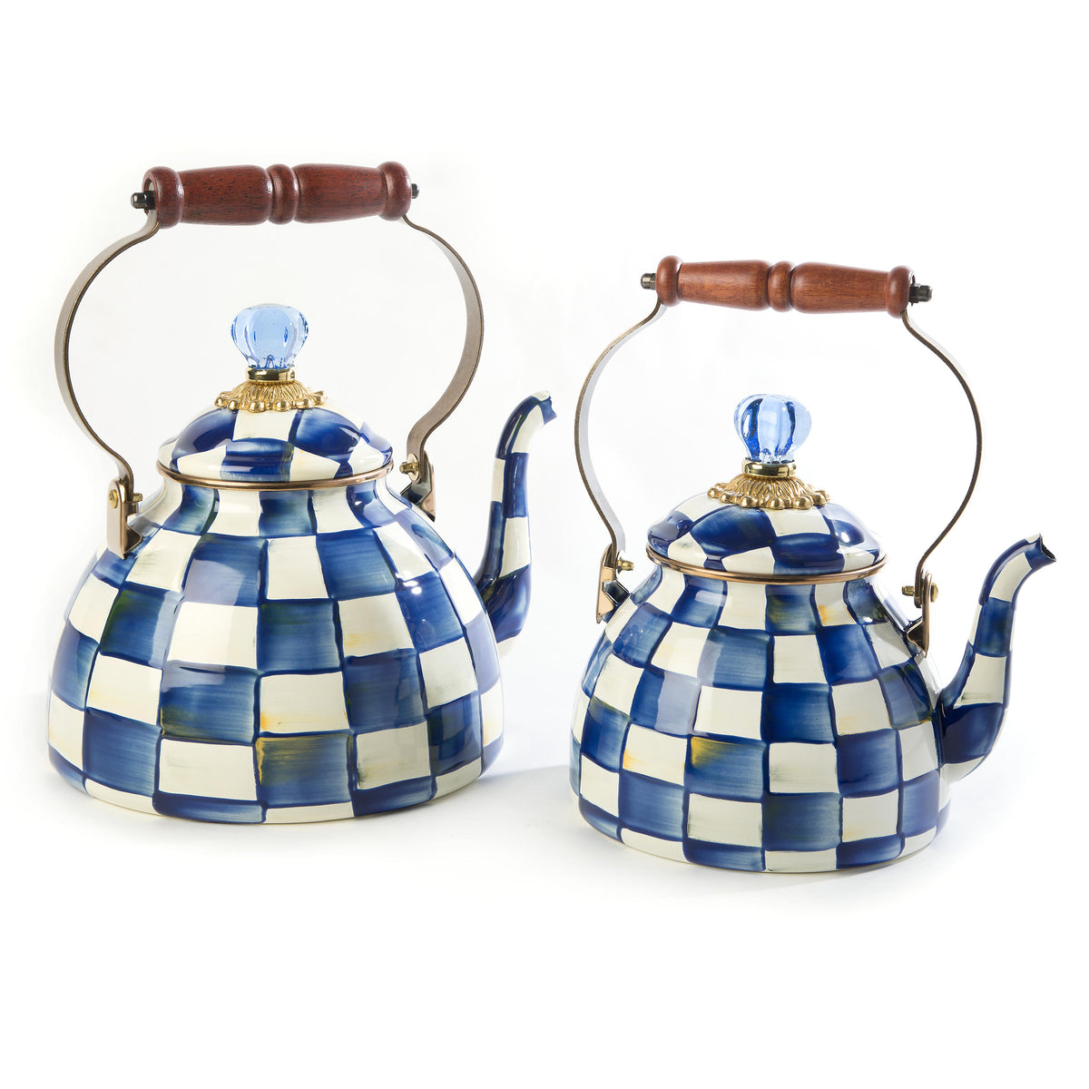 Royal Check Tea Kettle - 2 Quart