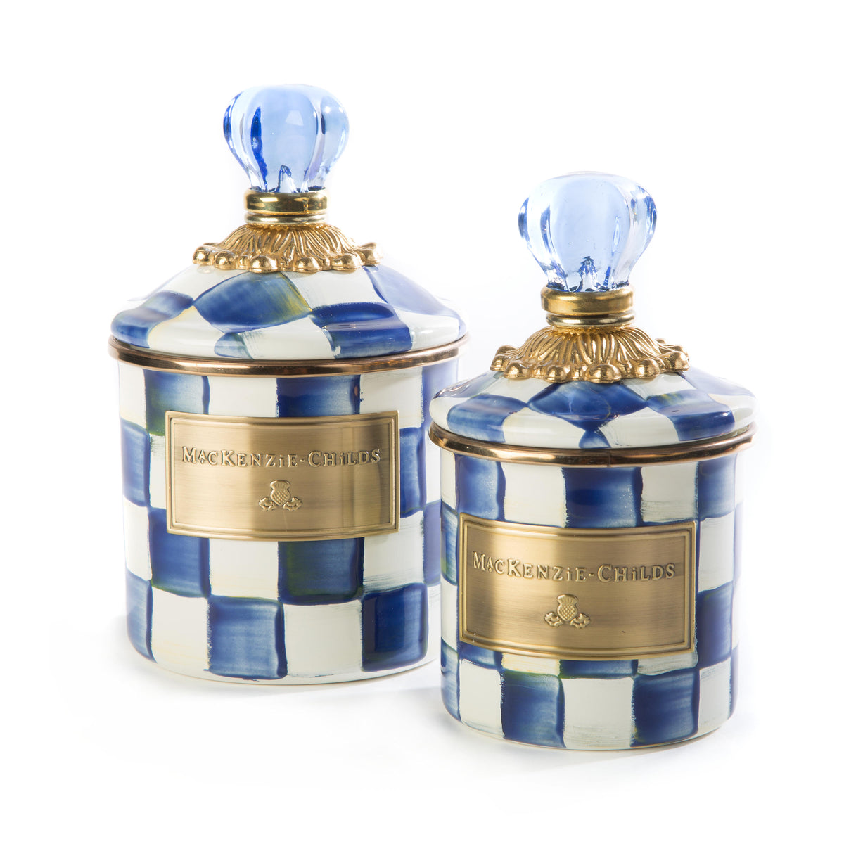 Royal Check Canister - Mini