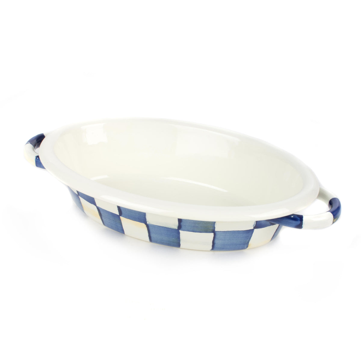 Royal Check Oval Gratin - Small