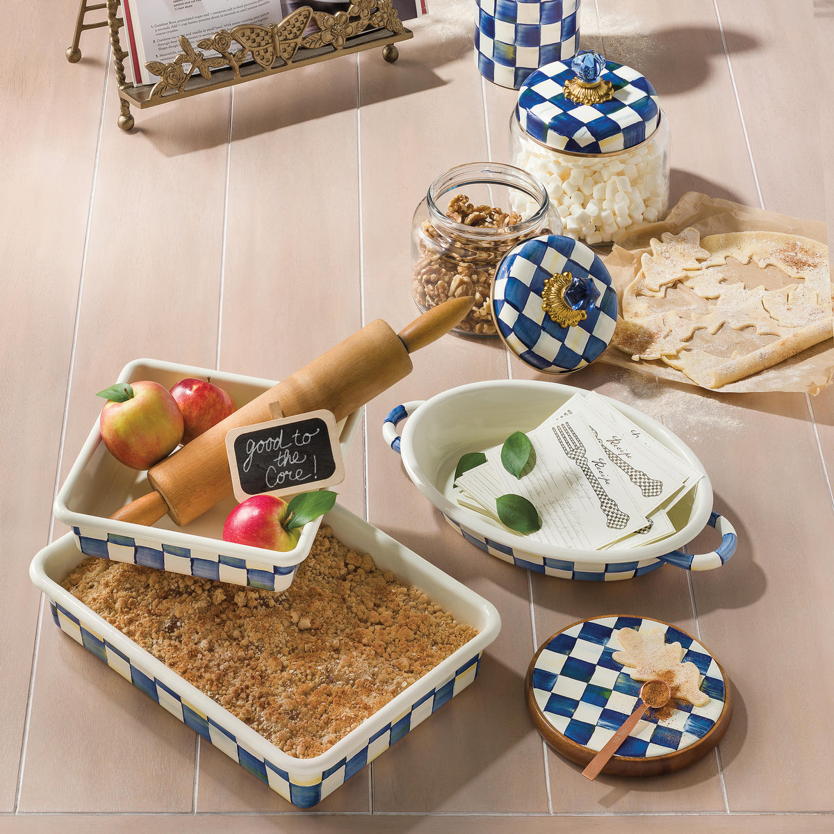 Royal Check Oval Gratin - Medium
