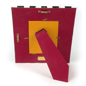 Courtly Check Enamel Frame - 4" x 6"