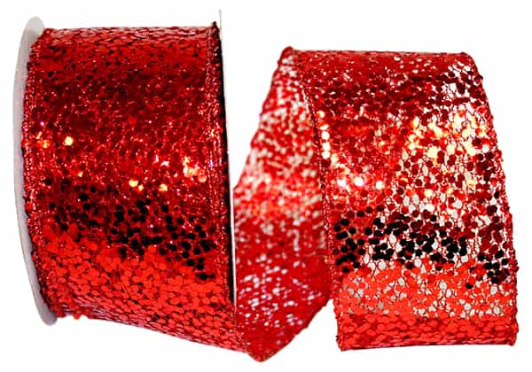 Sequin Glitter Web Wired Edge