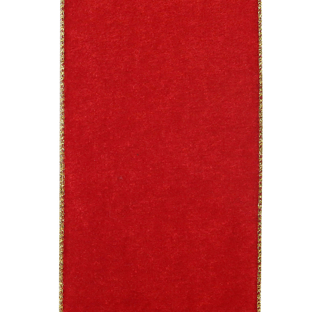 Plush Velvet Gold Metallic Shiny Backed