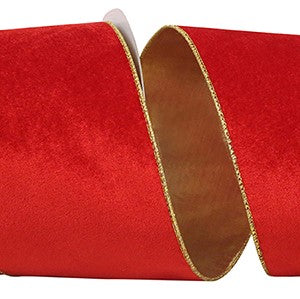 Plush Velvet Gold Metallic Shiny Backed