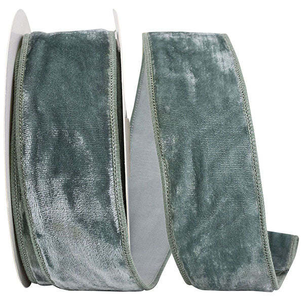Velvet Plush Tissue Backed Wired Edge