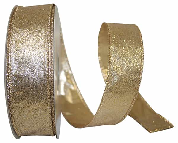 Glitter Metallic Lame Wired Edge