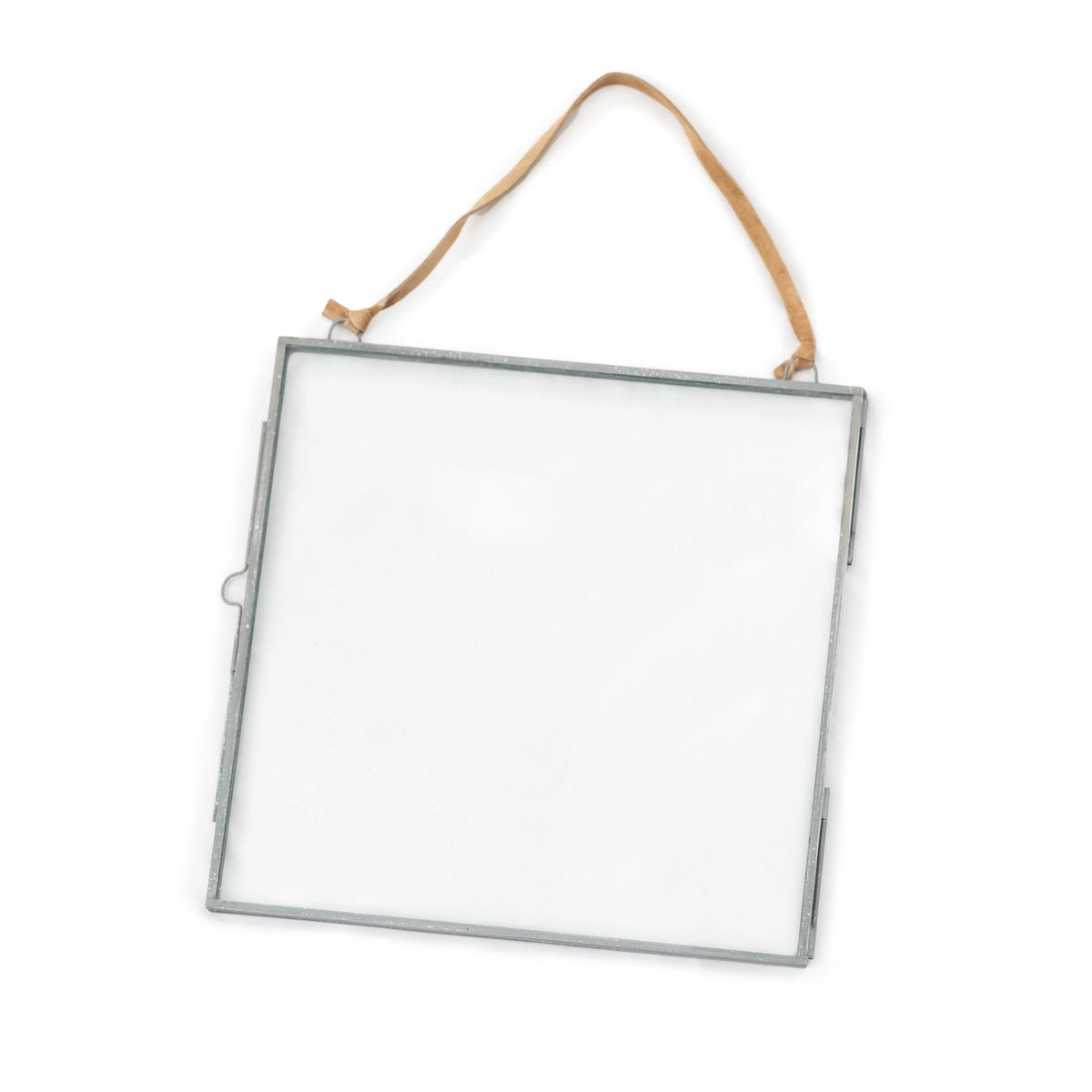 Art Poster Glass and Metal Picture Frame with Brown Suede -Jim Henson Small