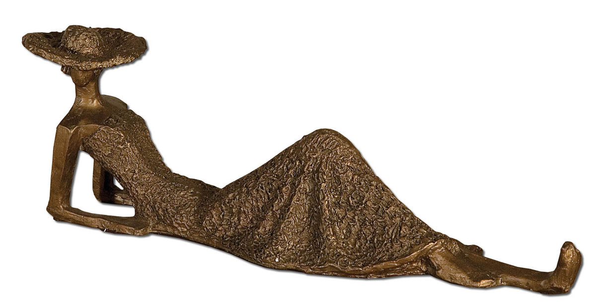 Summer Days Antique Bronze Sculpture