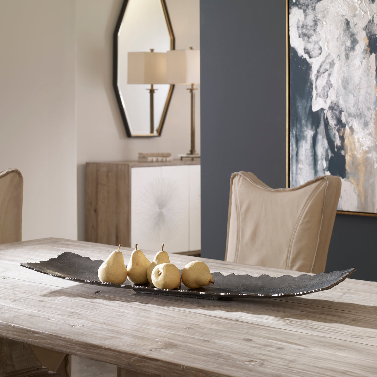 Camilla Dark Nickel Tray