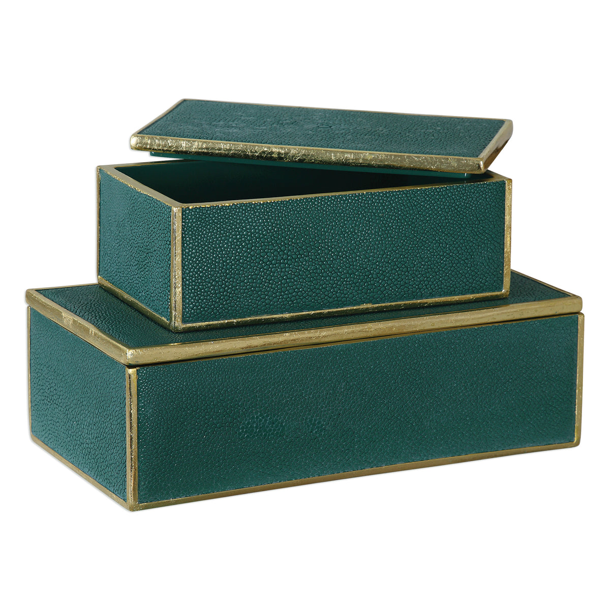 Karis Emerald Green Boxes S/2