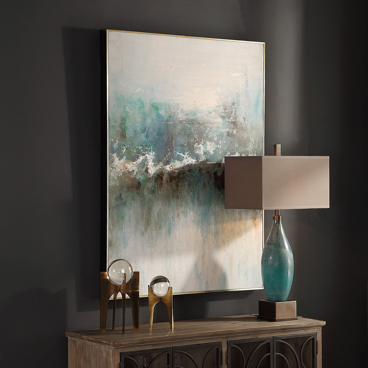 Mountain Top Hand Painted Canvas