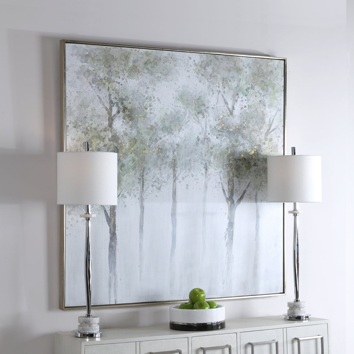 Calm Forest Hand Painted Canvas