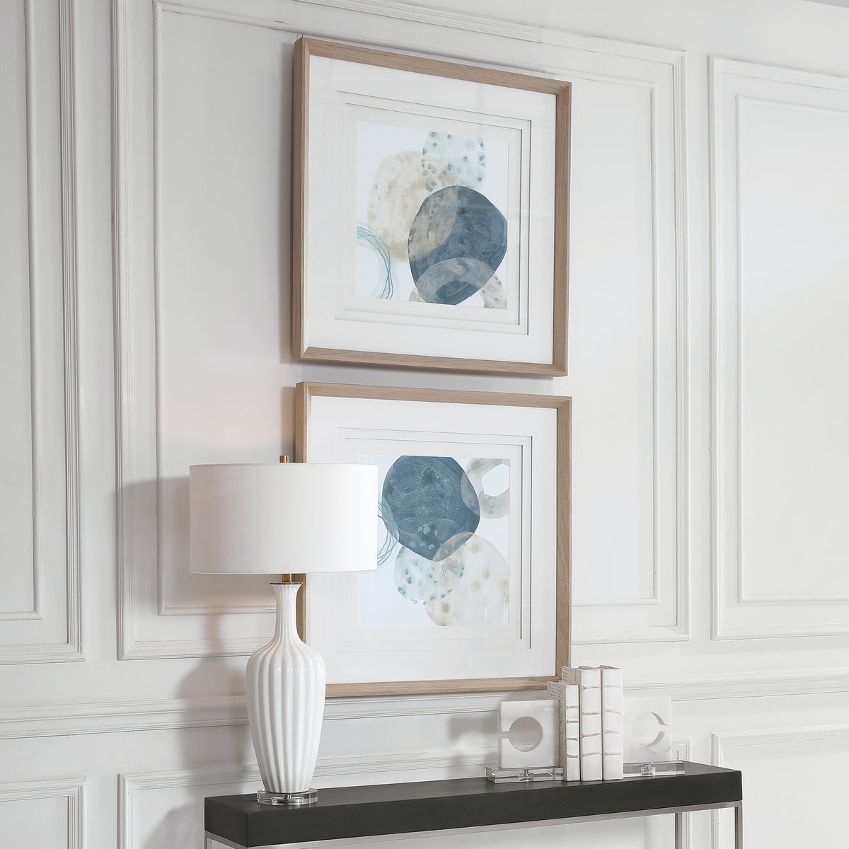 Circlet Framed Prints, S/2