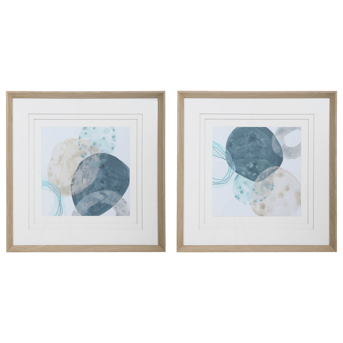 Circlet Framed Prints, S/2