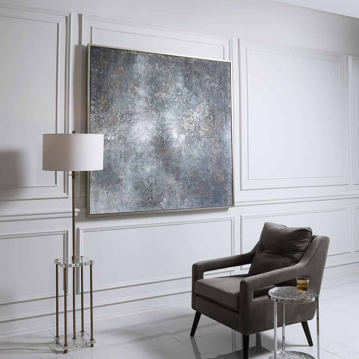 Evening Sky Hand Painted Canvas