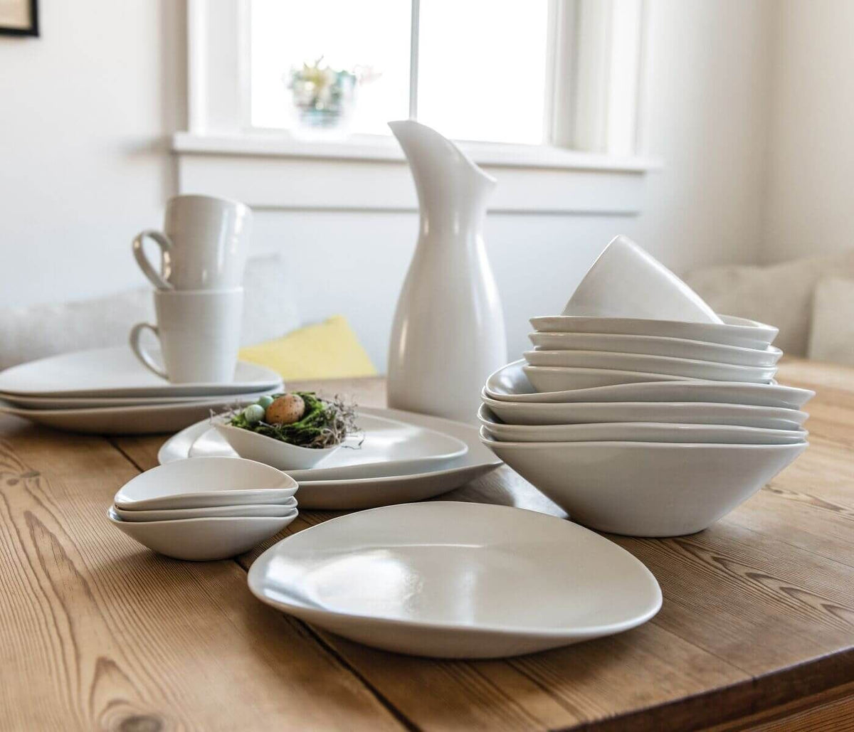 Barre Pasta Bowl - Alabaster