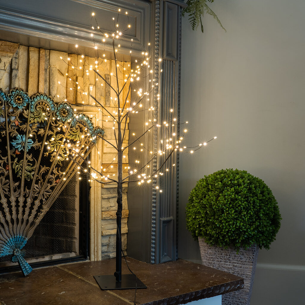 LED Fairy Light Tree - Black