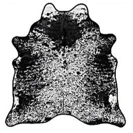 Cowhide Rug - Black & White S&P