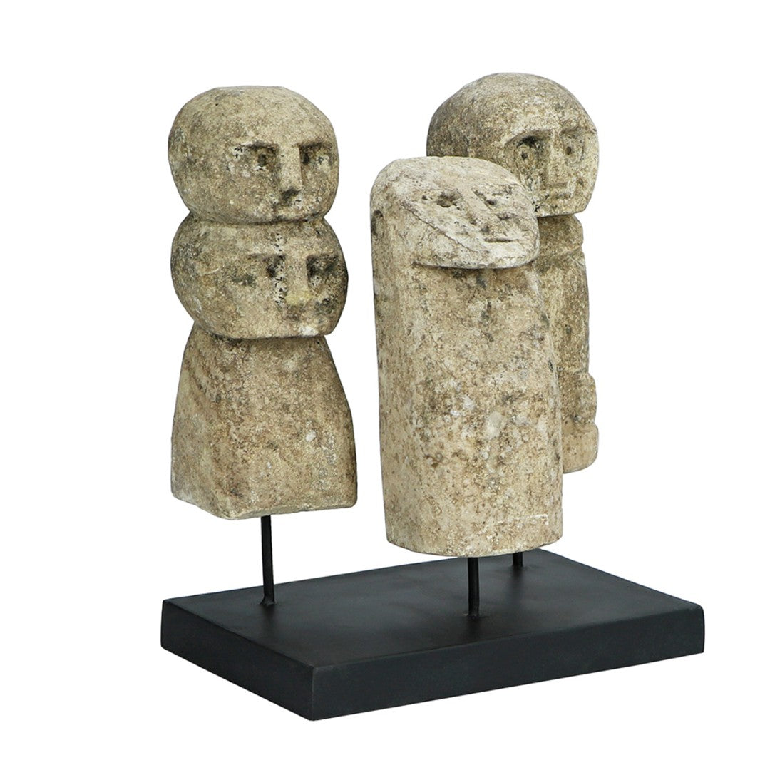 Carved Stone Head