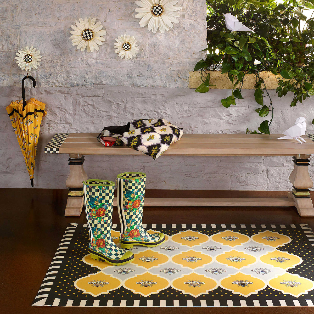 Courtly Check Daisy - Small