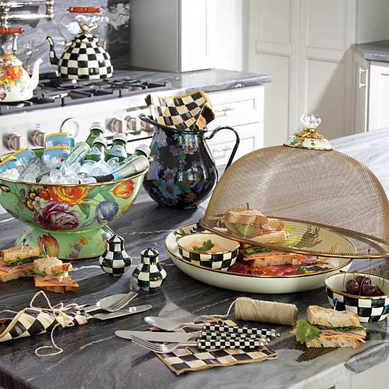 Courtly Check Paper Napkins - Luncheon