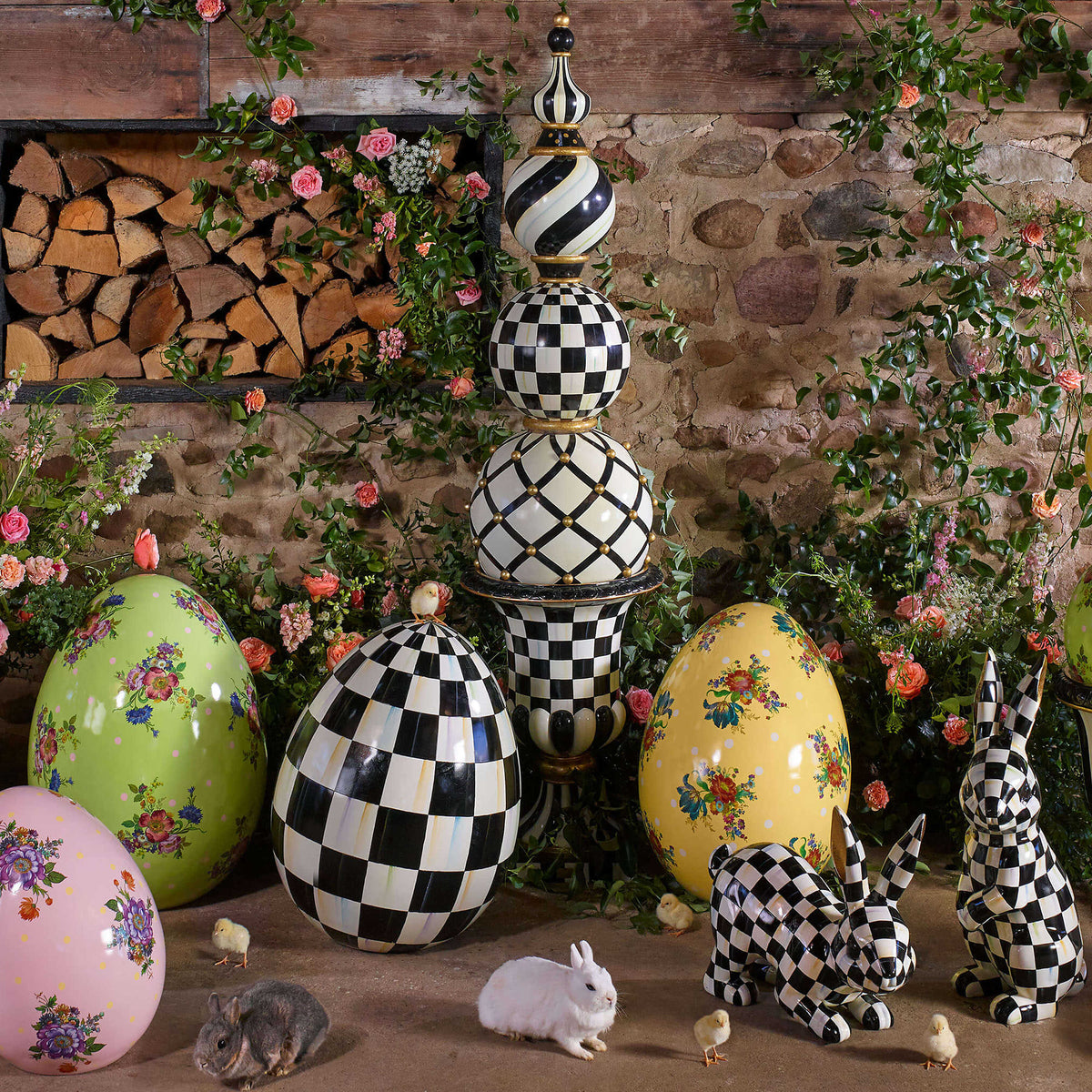 Courtly Check Trophy Egg