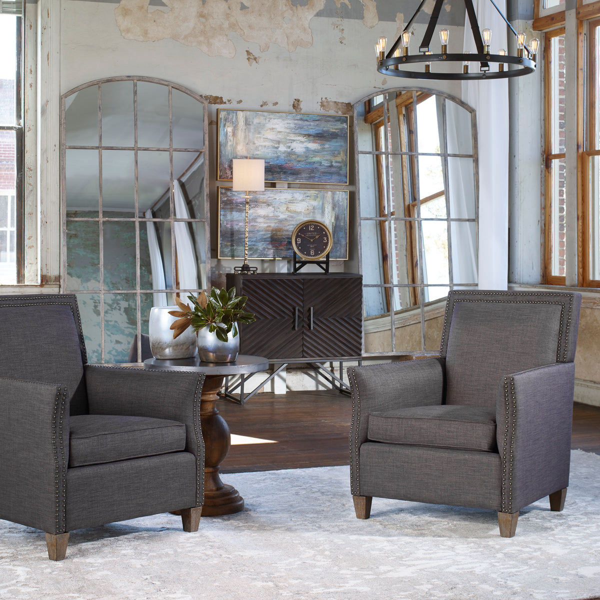 Darick Armchair, Charcoal