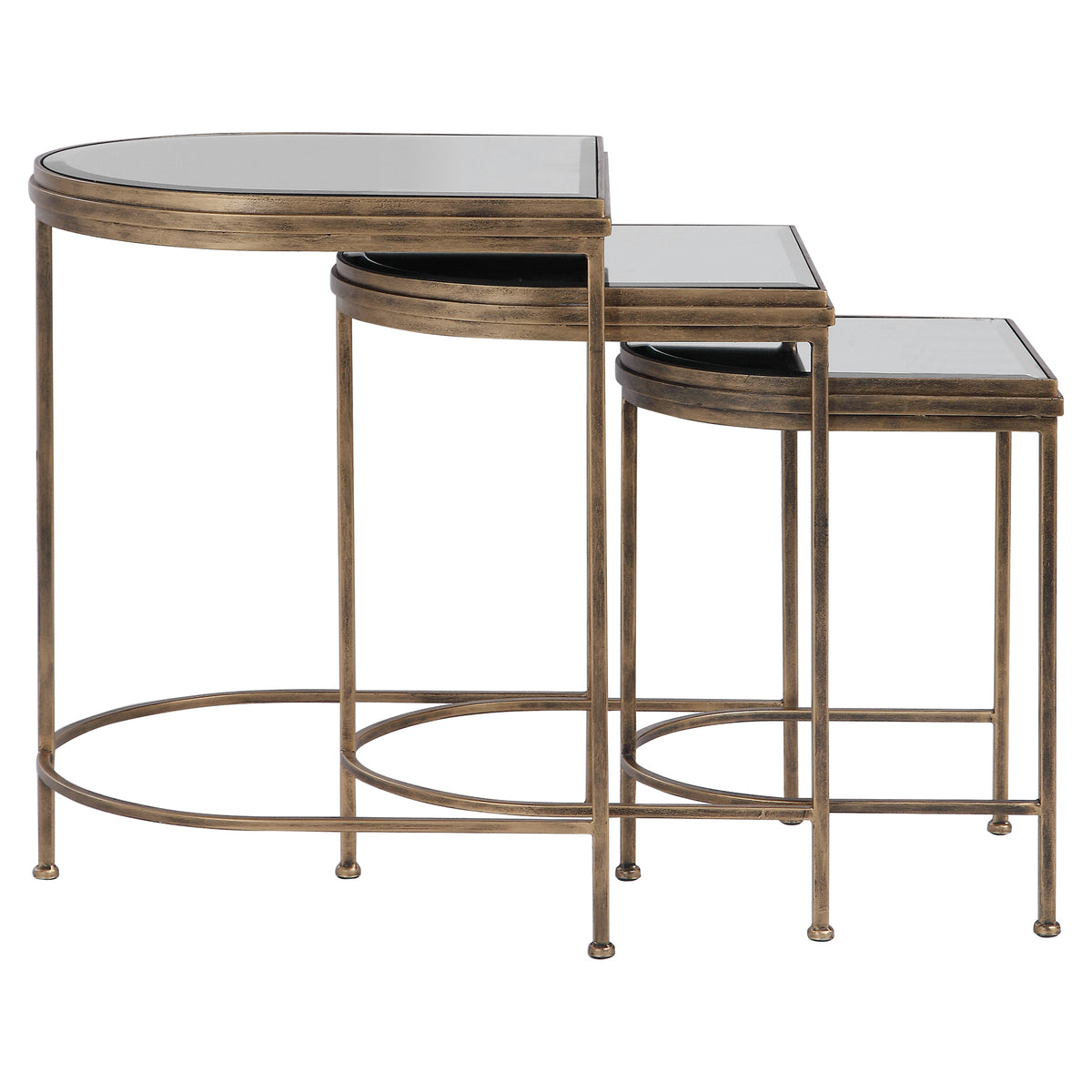 India Nesting Tables, S/3