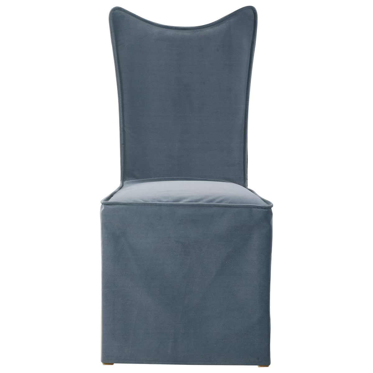 Delroy Armless Chair, Gray, Set Of 2