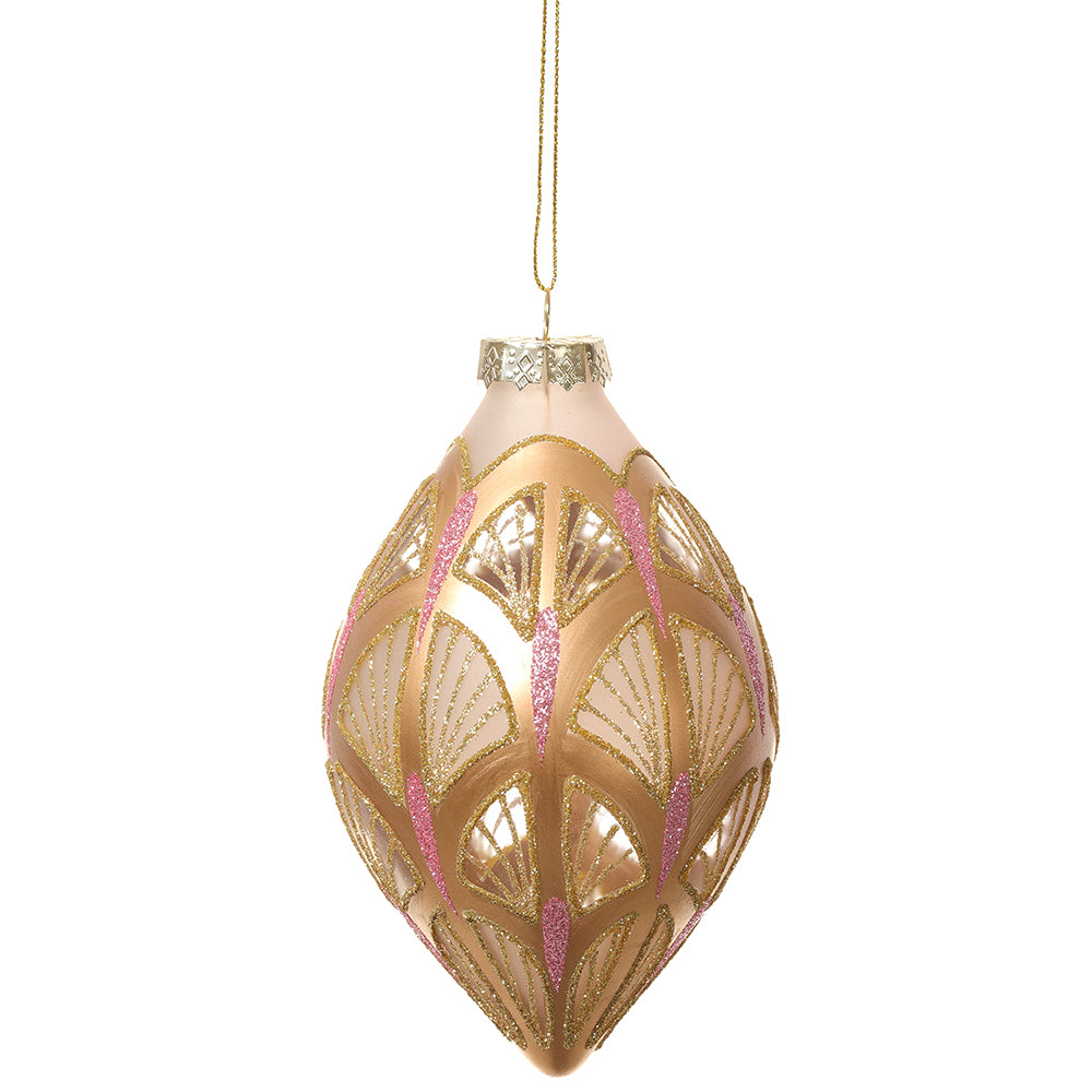 Glass Finial Ornament